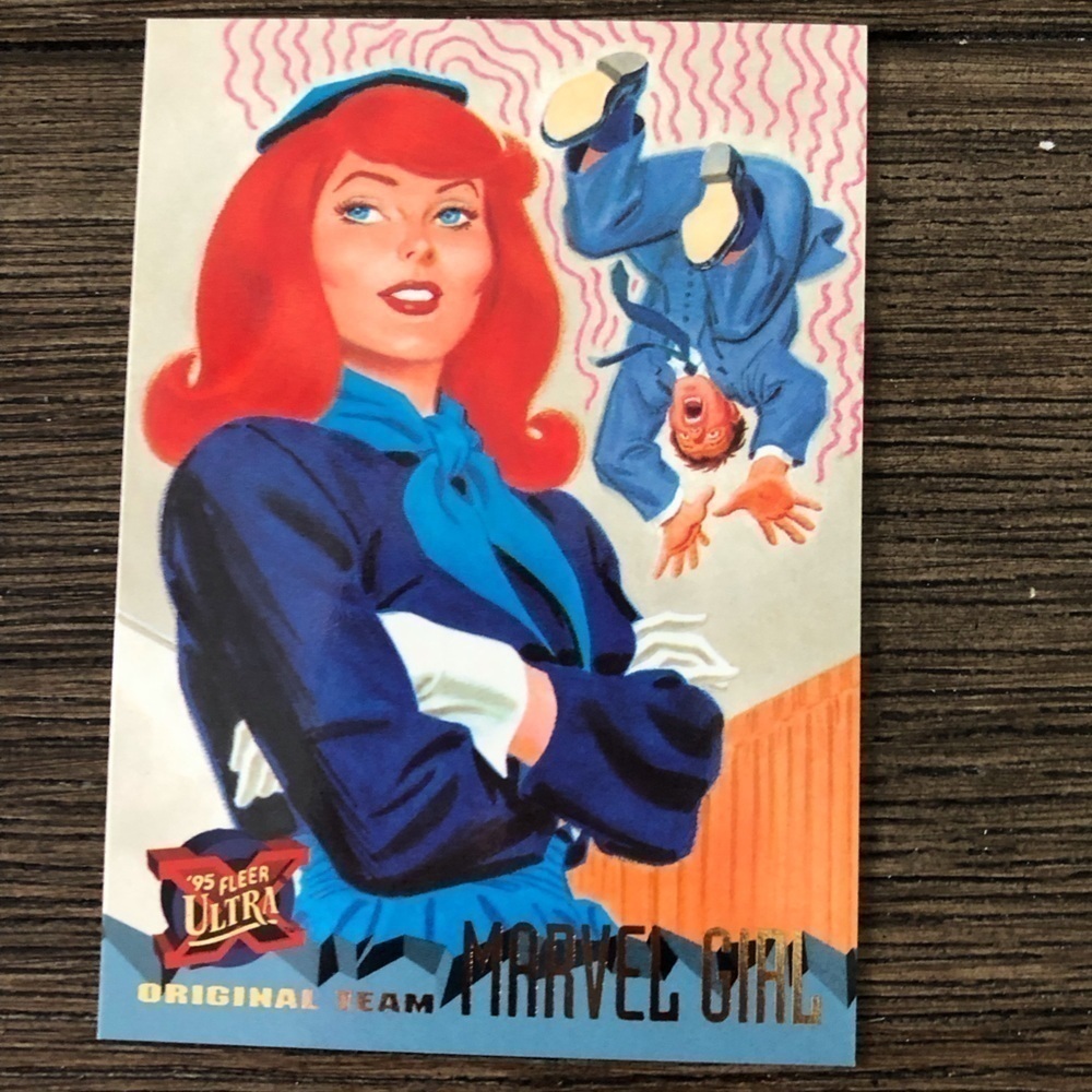 X-Men ’95 Fleer Ultra trading card: Original Team: Marvel Girl #92